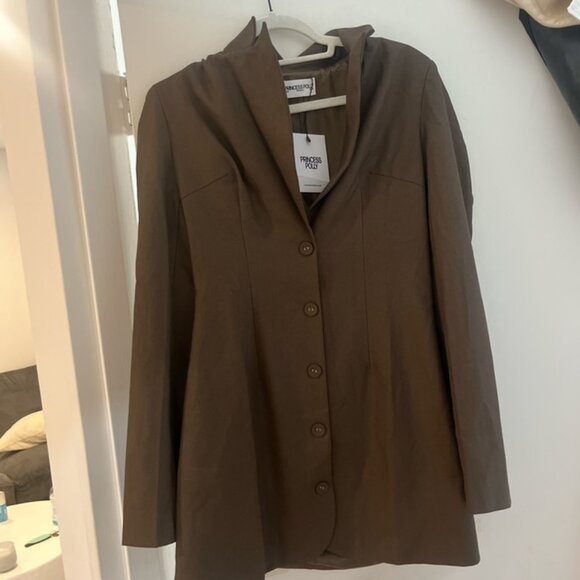 Princess Polly Dresses & Skirts - Brown Blazer Dress